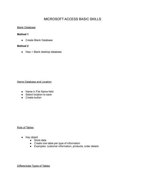 Image result for Access Basic Tutorial