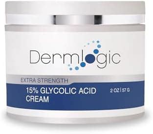 Dermlogic Glycolic Acid 15% Cream- Natural Anti Aging Exfoliator To ...