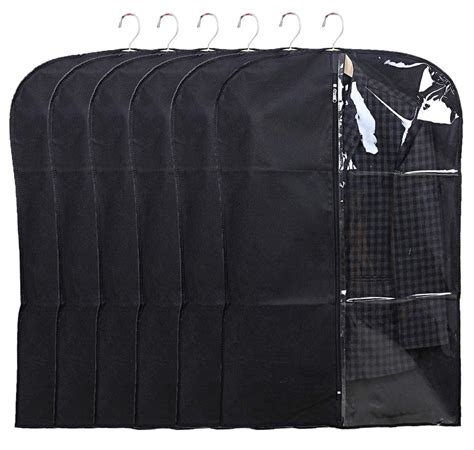 Kuber Industries Half Transparent Blazer Cover|Suit covers with zip for ...