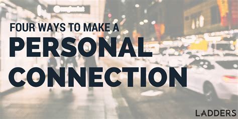 Image result for Making a Personal Connection