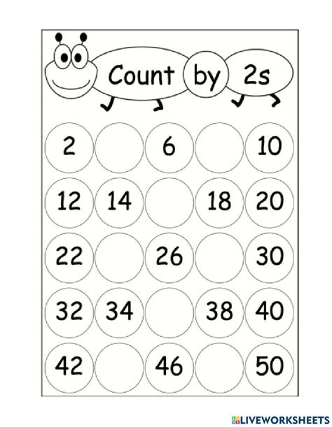 Image result for Grade 2 Counting Worksheets