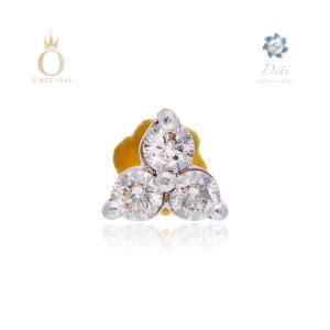 DITI DIAMOND 3 STONE NOSEPIN