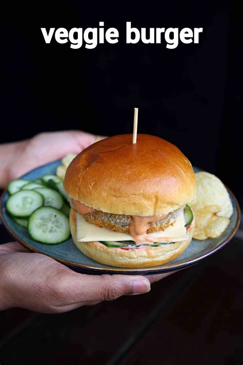 वेजी बर्गर रेसिपी | veggie burger in hindi | वेजीटेरियन बर्गर | वेज ...