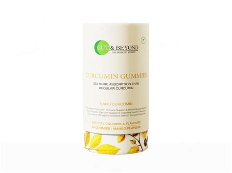 Buy Gut & Beyond Nano Curcumin Gummies - Mango Flavour Online at Best ...