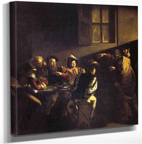 The Calling Of St Matthew By Caravaggio Print