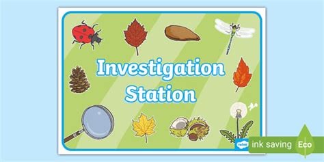Investigation Station Poster