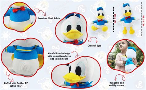 Buy Disney Donald Duck Plush Toy 12 Inches Soft Huggable Stuffed Toy ...