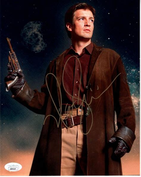 Nathan Fillion Signed 8x10 Firefly Captain Malcolm Mal Reynolds ...