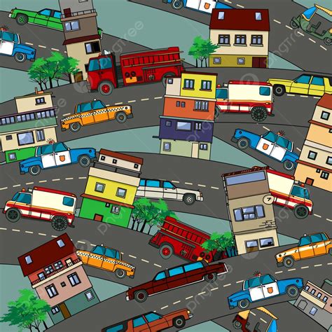 Busy City Drawing 的图像结果