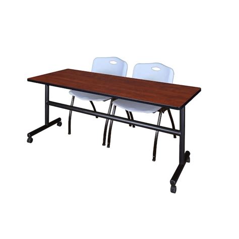 Regency Training Brown 4-Person Training Table (72-in W x 29-in H) at ...