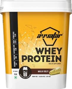 Avvatar WHEY PROTEIN | 4 KG | Malai Kulfi Flavour Whey Protein Price in ...