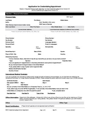 Fillable Online bwhprovservapplications partners Application for ...