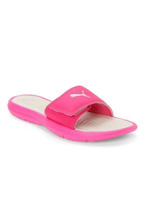 Buy Puma Silvia V3 Womens Pink Sliders Online