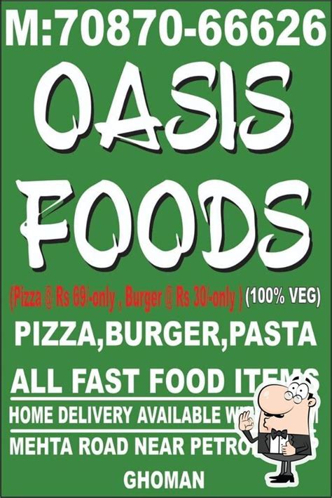 Menu at Oasis Foods Ghoman, Ghoman