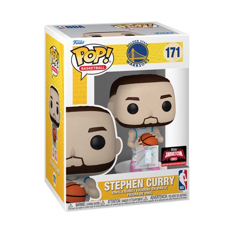 Funko Pop NBA Warriors Stephen Curry 171 Targetcon 2024 Exclusivo