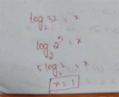 write in exponential form log ²32=x - Brainly.in