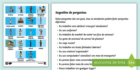 Cartões "adivinhe quem" - Profissões (teacher made)