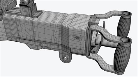 DShK Machine Gun highpoly 3D model | CGTrader