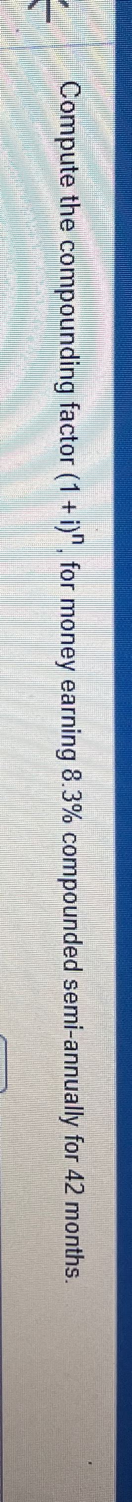 Image result for Compounding Factor