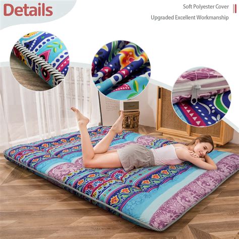 Snapklik.com : MAXYOYO Bohemian Futon Mattress - Vintage Floral ...