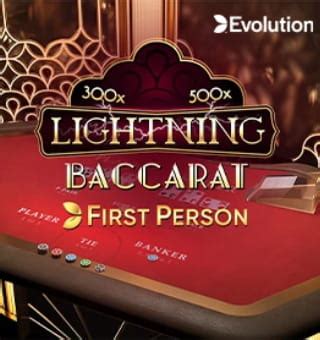 First Person Lightning Baccarat Evolution Live Casino Game - Esball Eu ...