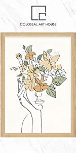 COLOSSAL ART HOUSE ColossalArtHouse Inland Lady Portrait Poster Frame ...