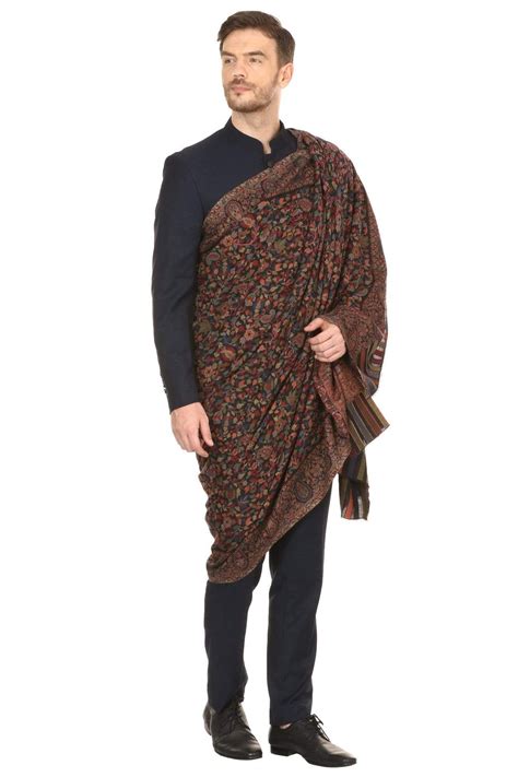 Pashtush Mens Ethnic Shawl, Mens Lohi , Full Size, Fine Wool – Pashtush ...