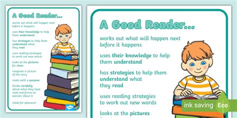 A Good Reader Poster