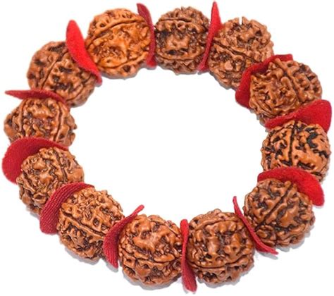 ARIHANT GEMS & JEWELS Brown Non-Precious Metal 5 Mukhi Indonesia ...