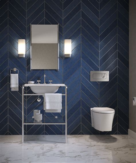Blue Bathroom Tiles Design