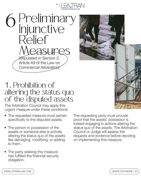 Unlocking the Power of Preliminary Injunctive Relief Measures | Le & Tran