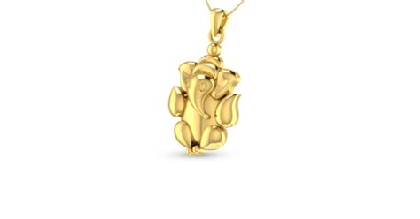Ganesh Gold Pendant Online Jewellery Shopping India | Dishis Designer ...