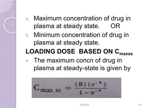 Image result for Loading Dose Formula