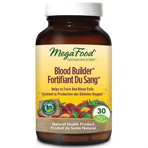 MegaFood Blood Builder, Whole Food Iron Supplement Canada