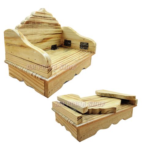 Folding Wooden Pooja Singhasan