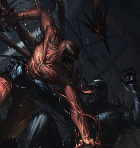 1024x1080 Resolution Carnage vs Venom Marvel Superhero 1024x1080 ...