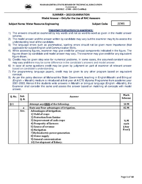 22501 - Model answer pap3r - (Autonomous) (ISO/IEC - 27001 - 2013 ...