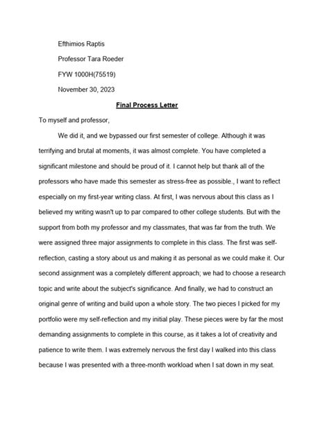 Image result for Process Letter Example Essay