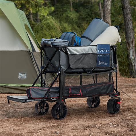 Fashion Finesse 400L Large Capacity Folding Double Decker Wagon With ...