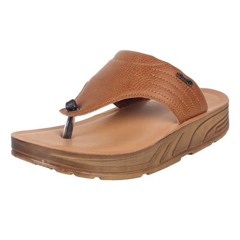 Aerowalk Men Slipper #FM04 - TAN – The Condor Trendz Store