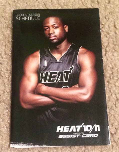 MIAMI HEAT 2010-2011 SEASON SCHEDULE DWAYNE WADE - LEBRON JAMES ON ...