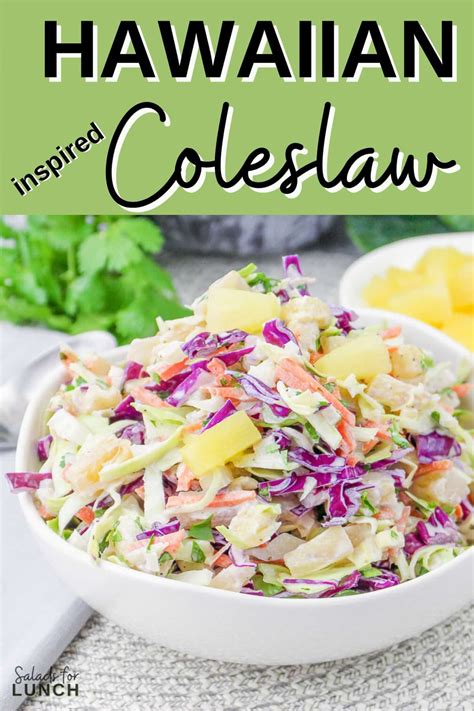 This Pineapple Coleslaw because it's so full of flavor - it's the ...
