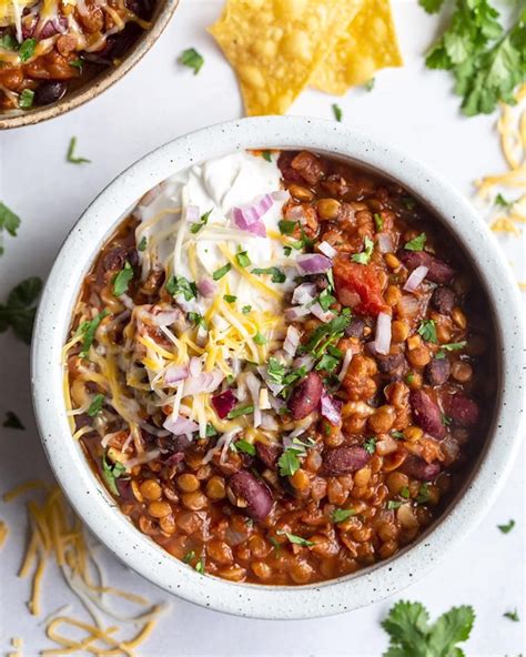 Lentil chili recipe – Artofit