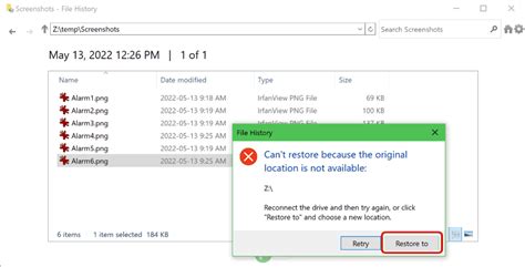 Image result for File History Restore All