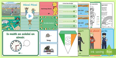 Seachtain Na Gaeilge Ideas for Junior and Senior Infants