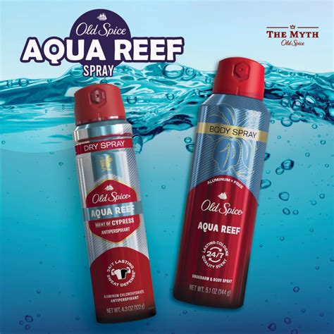 *ของแท้จากUSA* Old Spice All Spray รวม สเปรย์ กลิ่น Aqua Reef หอมน้ำสด ...