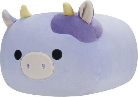 Amazon.com: Squishmallows Stackables Original 12-Inch Bubba Purple Cow ...