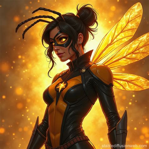 Wasp Marvel Character Concept | Stable Diffusion Online