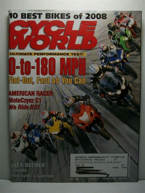 Cycle World Magazine ~ 2007 thru 2020 ~ **You Pick | Ubuy India