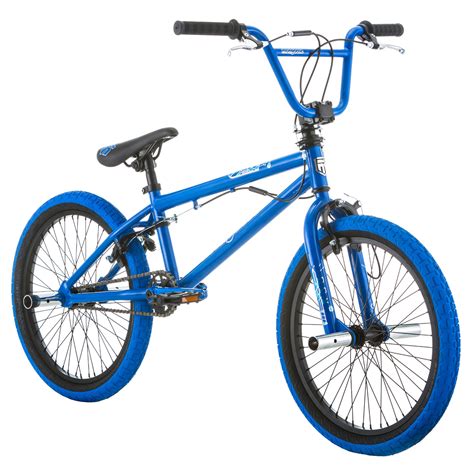 Mongoose Blue Rive 20" BMX Freestyle Bike